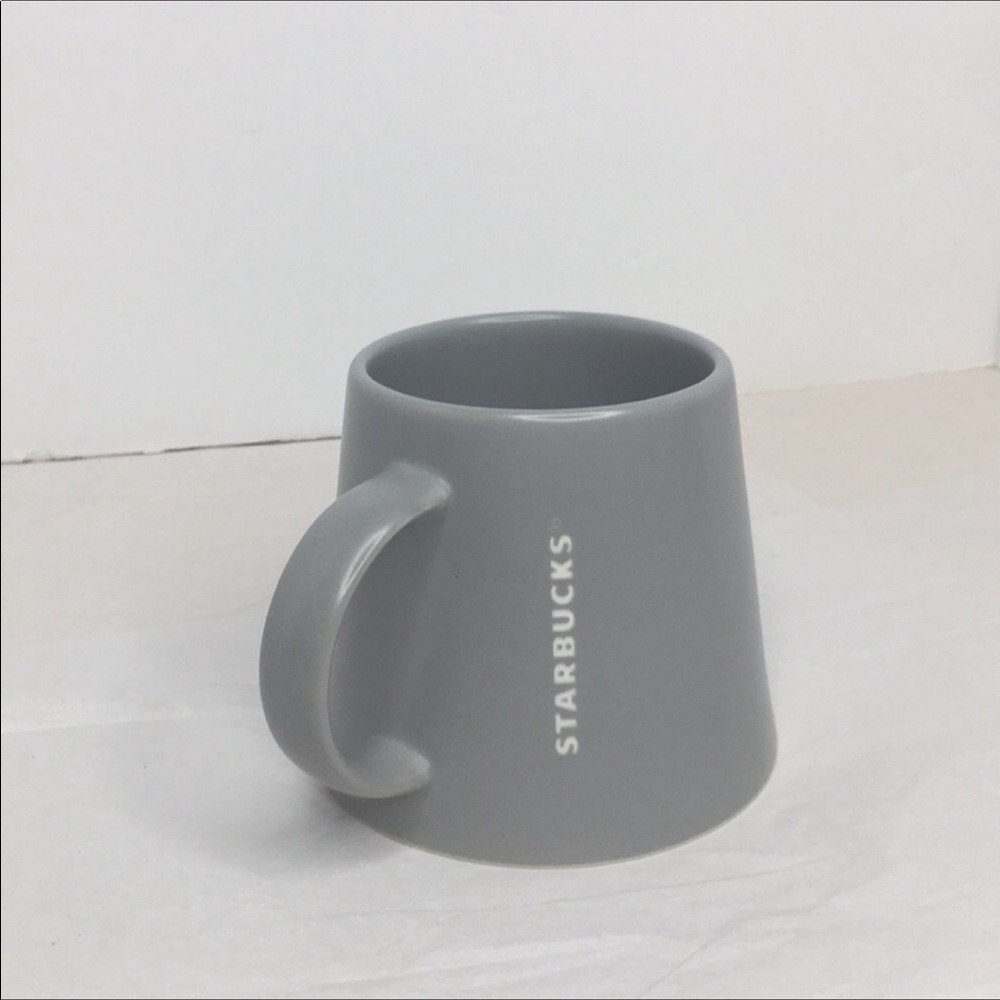 2013 Starbucks 16 oz Matt slate gray tapered mug